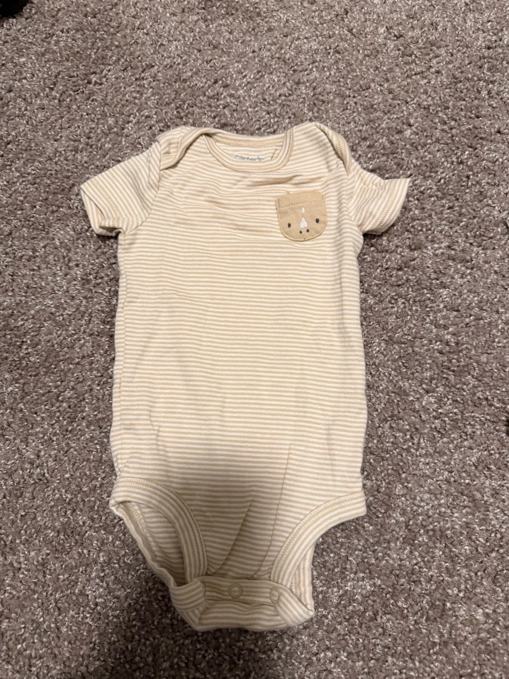 Carter's Baby Matching Set in Yellow, Green, Gray, Navy, Tan - Picture 8 of 8